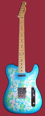 Tom Guerra's Blue Floral Paisley Tele
