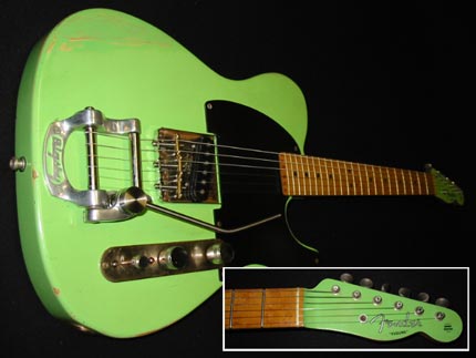 Brian Mikami's Schwinn Kool Green Tele mod