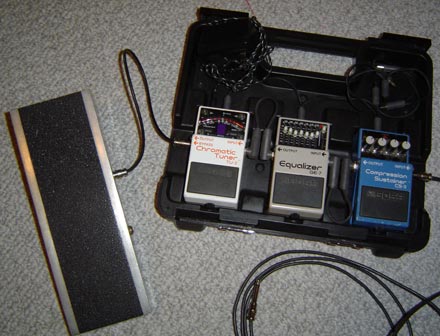 Freds pedal set-up.