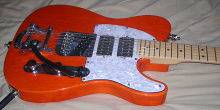 Jeff Cutis' Gretsch orange Tele