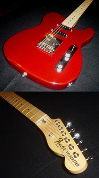 Rob Carty's Tele with First Homemade Neck