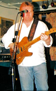 Taff Martin with his Tele